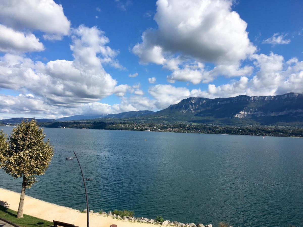 Pieds Dans L'Eau Au Lac Du Bourget Leilighet Le Bourget-du-Lac Eksteriør bilde